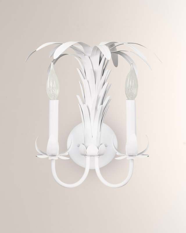 Reseda Palm 2-Arm Wall Sconce